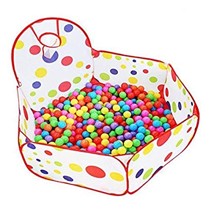 Baomabao Pop up Hexagon Polka Dot Children Ball Play Pool Tent Carry Tote Toy