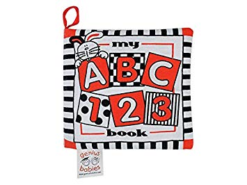 Baby's My First ABC Cloth Book - Black, White & Red