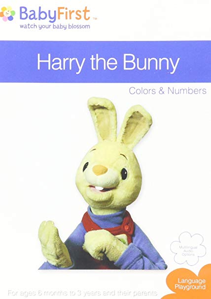 BabyFirstTV Harry the Bunny - Colors and Numbers DVD - PERFECT BIRTHDAY GIFT