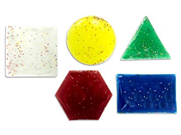 SENSORY STIMULATION CLEAR GEOMETRIC GEL SHAPES