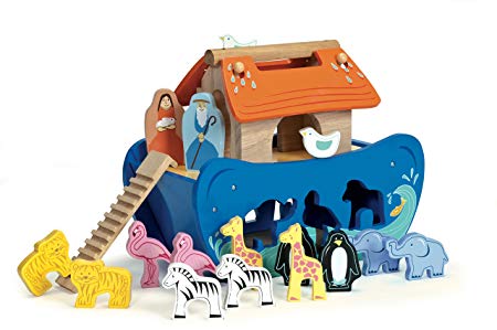 Le Toy Van Wooden Noah's Ark Shape Sorter