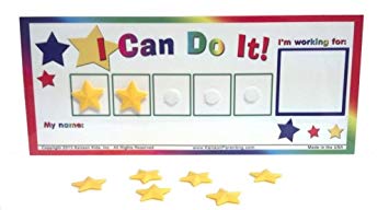 Kenson Kids “I Can Do It!” Token Board. Colorful Magnetic Rewards Chart with Positive-Reinforcement...