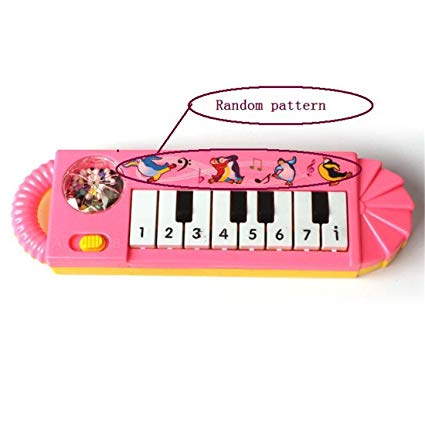 Hemlock Baby Kid Piano Toys, Children Music Developmental Toy (Red)